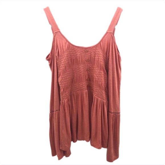 NWT AMERICAN RAG peplum long sleeve tee shirt - Picture 1 of 5